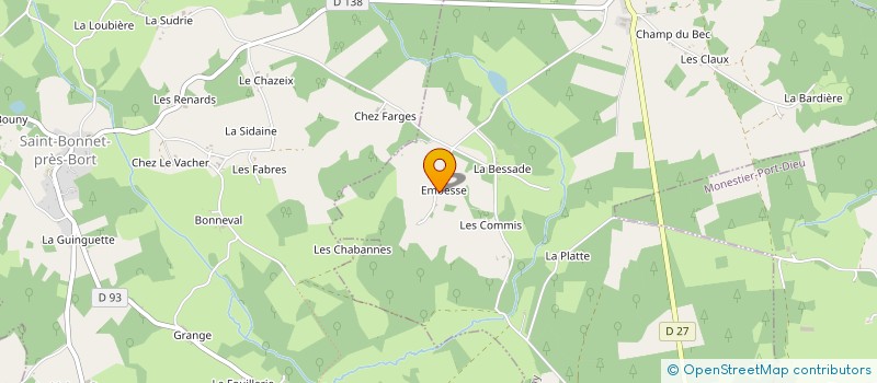 localisation de l'entreprise SCI CADET  THALAMY