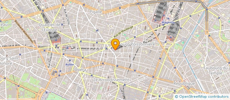 localisation de l'entreprise SCI CADET  PARIS