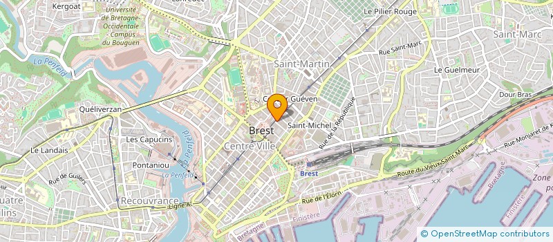 localisation de l'entreprise SCI CADEX  BREST