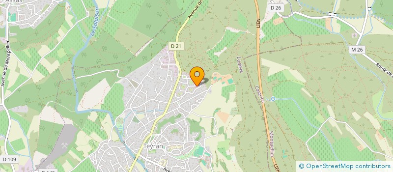 localisation de l'entreprise SCI CADI  TEYRAN