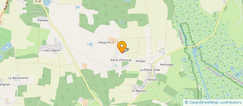 localisation de l'entreprise SCI CADI à HERBIGNAC