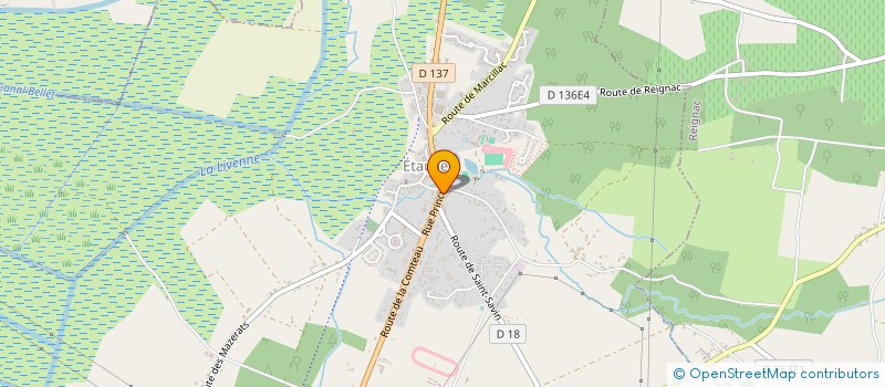 localisation de l'entreprise SCI CADI  ETAULIERS