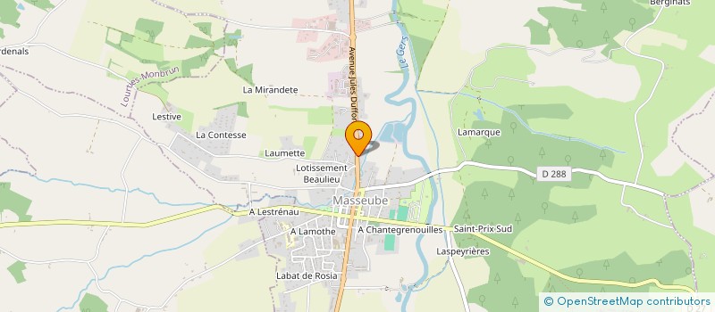 localisation de l'entreprise SCI CADIBOS  MASSEUBE