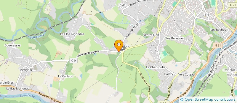 localisation de l'entreprise SCI CADIC DEVELOPPEMENT à ISLE
