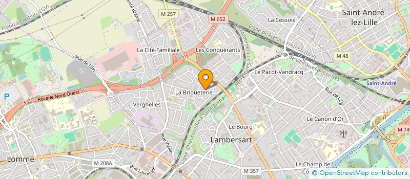 localisation de l'entreprise SCI CADIDUPI à LAMBERSART