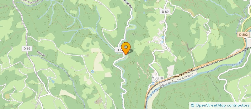 localisation de l'entreprise SCI CADIERGUES  VIAZAC