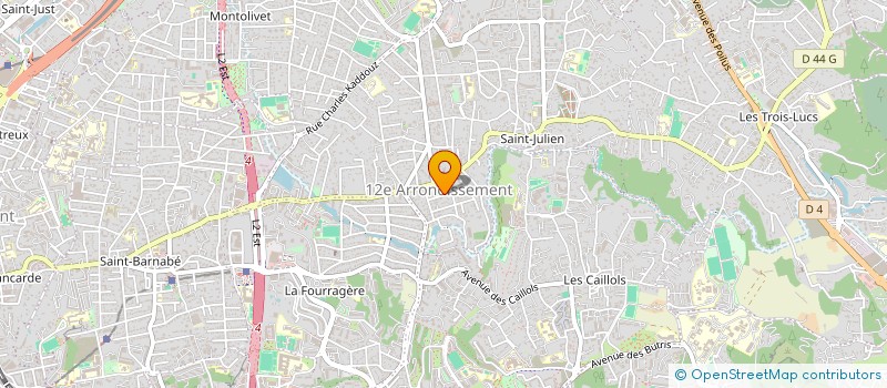 localisation de l'entreprise SCI CADIERO à MARSEILLE