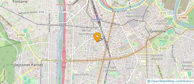 localisation de l'entreprise SCI CADIEU à GRENOBLE