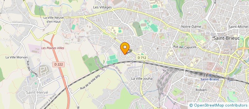 localisation de l'entreprise SCI CADIM à SAINT-BRIEUC