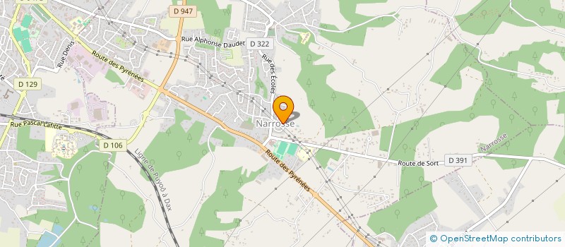 localisation de l'entreprise SCI CADIMA  NARROSSE