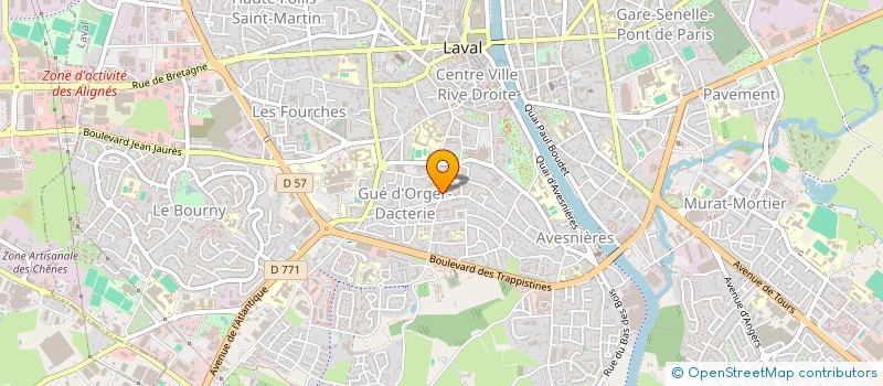 localisation de l'entreprise SCI CADINO à LAVAL