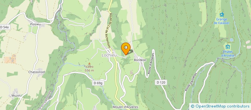 localisation de l'entreprise SCI CADIX  ARVIERE-EN-VALROMEY