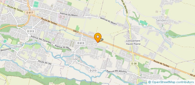 localisation de l'entreprise SCI CADIX  LEE