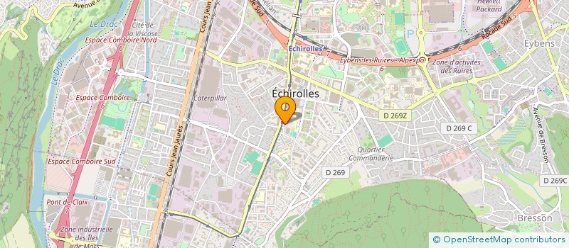 localisation de l'entreprise SCI CADIZ à ECHIROLLES