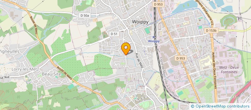 localisation de l'entreprise SCI CADO à WOIPPY