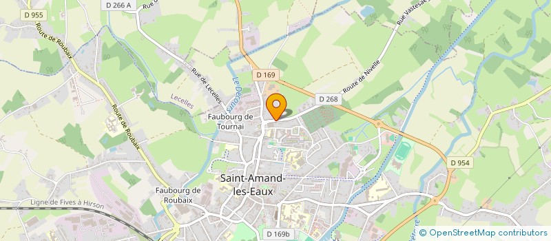 localisation de l'entreprise SCI CADO & CIE  SAINT-AMAND-LES-EAUX