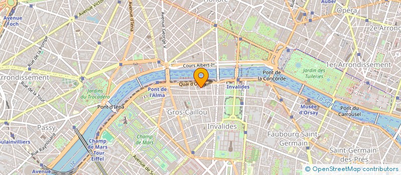 localisation de l'entreprise SCI CADOLACUS  PARIS