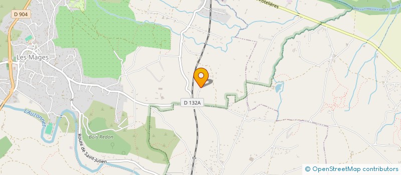 localisation de l'entreprise SCI CADOMI  LES MAGES