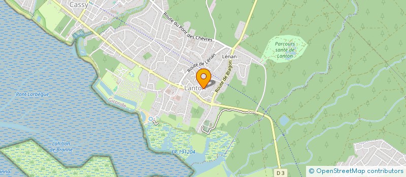 localisation de l'entreprise SCI CADOORPA  LANTON