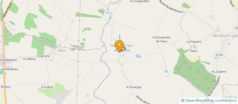 localisation de l'entreprise SCI CADOPIE  MONTESTRUC-SUR-GERS