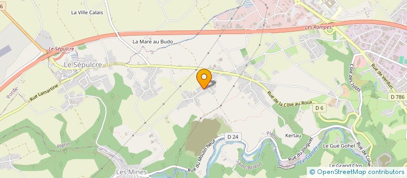 localisation de l'entreprise SCI CADORENO  PLERIN