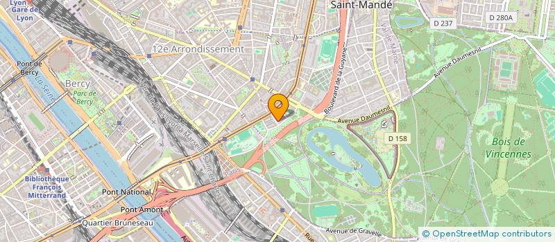 localisation de l'entreprise SCI CADORET - KAMSU  PARIS