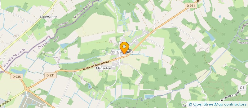 localisation de l'entreprise SCI CADOT  VERGOIGNAN