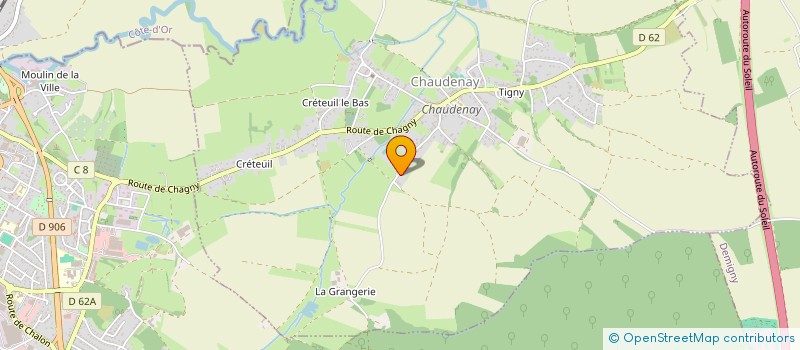 localisation de l'entreprise SCI CADOT-LAMY  CHAUDENAY