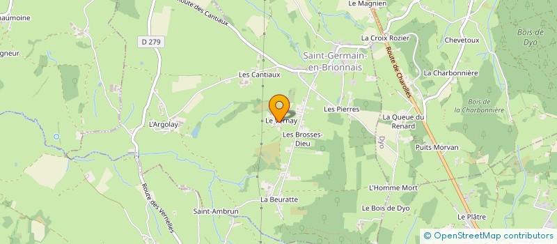 localisation de l'entreprise SCI CADOT RHTOUNE  SAINT-GERMAIN-EN-BRIONNAIS