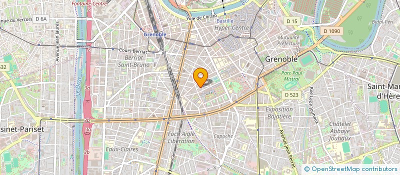localisation de l'entreprise SCI CADOUX  GRENOBLE