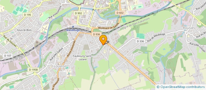 localisation de l'entreprise SCI CADOVI  ROUSIES