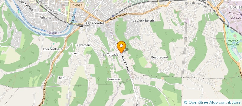 localisation de l'entreprise SCI CADOVIR à SANILHAC