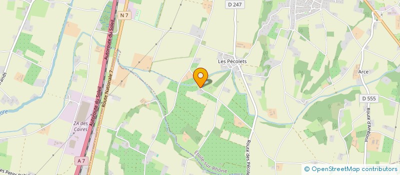 localisation de l'entreprise SCI CADR'40  ETOILE-SUR-RHONE