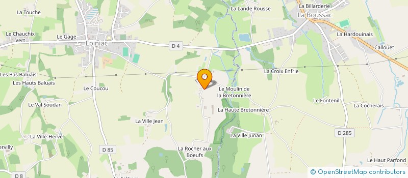 localisation de l'entreprise SCI CADRAN  EPINIAC