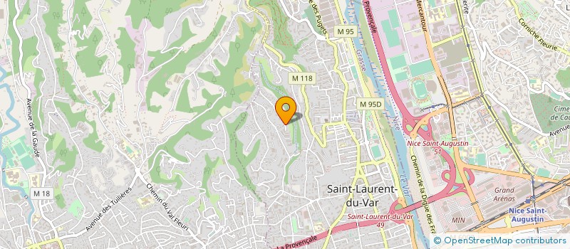 localisation de l'entreprise SCI CADRAN SOLAIRE à SAINT-LAURENT-DU-VAR