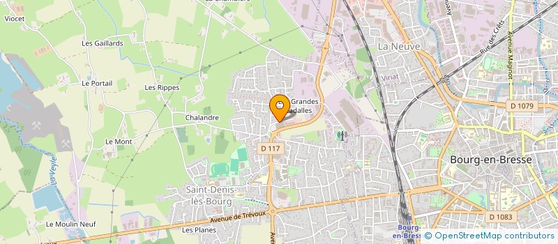 localisation de l'entreprise SCI CADRAPA à SAINT-DENIS-LES-BOURG