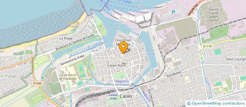 localisation de l'entreprise SCI CADRAS  CALAIS