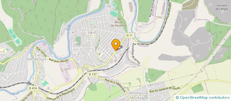 localisation de l'entreprise SCI CADRE NOIR  JUF