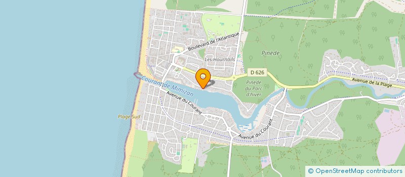 localisation de l'entreprise SCI CADREDENT  MIMIZAN