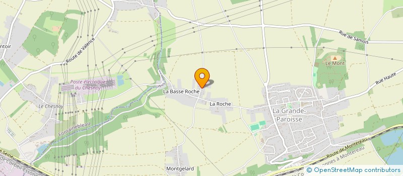 localisation de l'entreprise SCI CADRIROX  LA GRANDE-PAROISSE