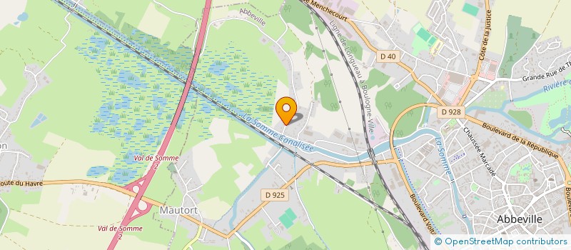 localisation de l'entreprise SCI CADU RIVE DROITE à ABBEVILLE