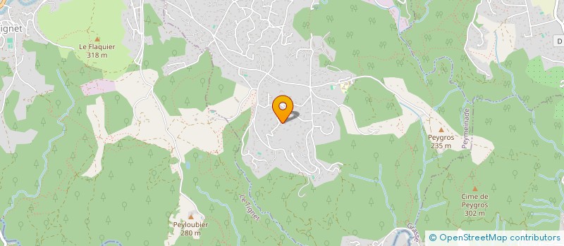 localisation de l'entreprise SCI CADUCEE  PEYMEINADE