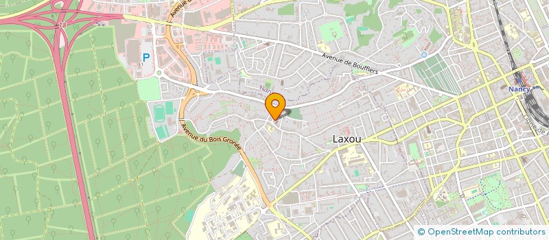 localisation de l'entreprise SCI CADUCEE  LAXOU