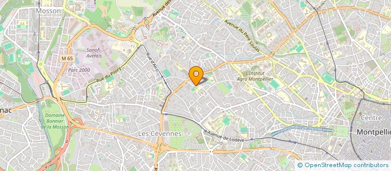localisation de l'entreprise SCI CADUCEE VIOLET à MONTPELLIER
