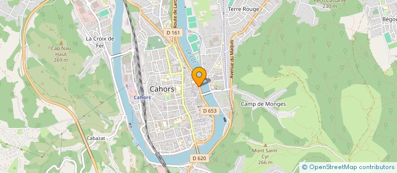 localisation de l'entreprise SCI CADUGEO  CAHORS