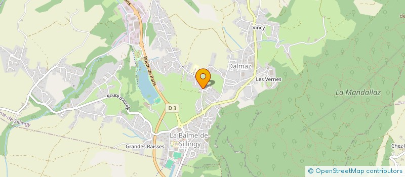 localisation de l'entreprise SCI CAE  EPAGNY METZ-TESSY