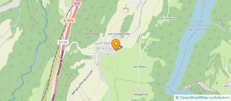 localisation de l'entreprise SCI CAELIA  SAINT-MARTIN-DE-LA-CLUZE