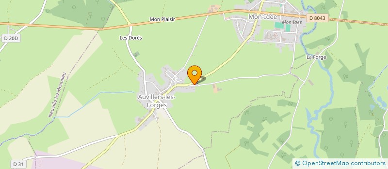 localisation de l'entreprise SCI CAELYANN  MAUBERT-FONTAINE