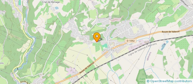 localisation de l'entreprise SCI CAEMCA  VOUREY