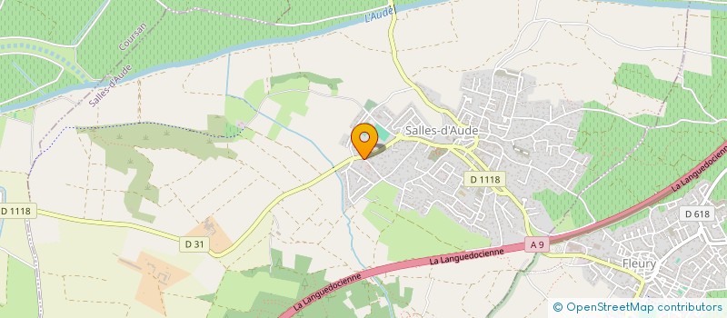 localisation de l'entreprise SCI CAEME  SALLES-D'AUDE